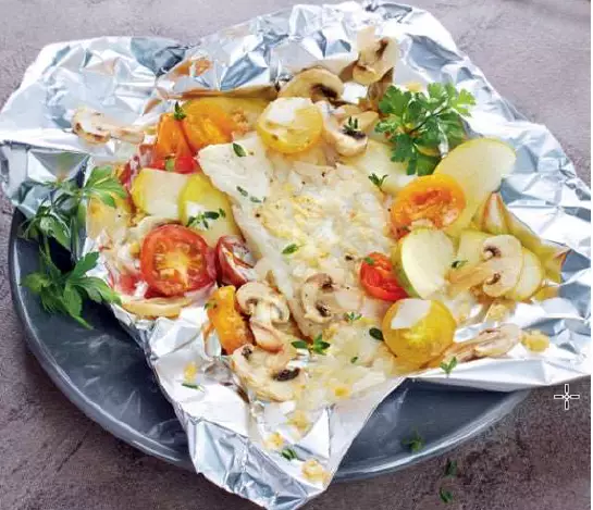 Papillote de poisson